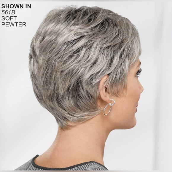 New in Box, TWO gray/silver short wigs! Original packaging never worn!!! - Picture 2 of 6